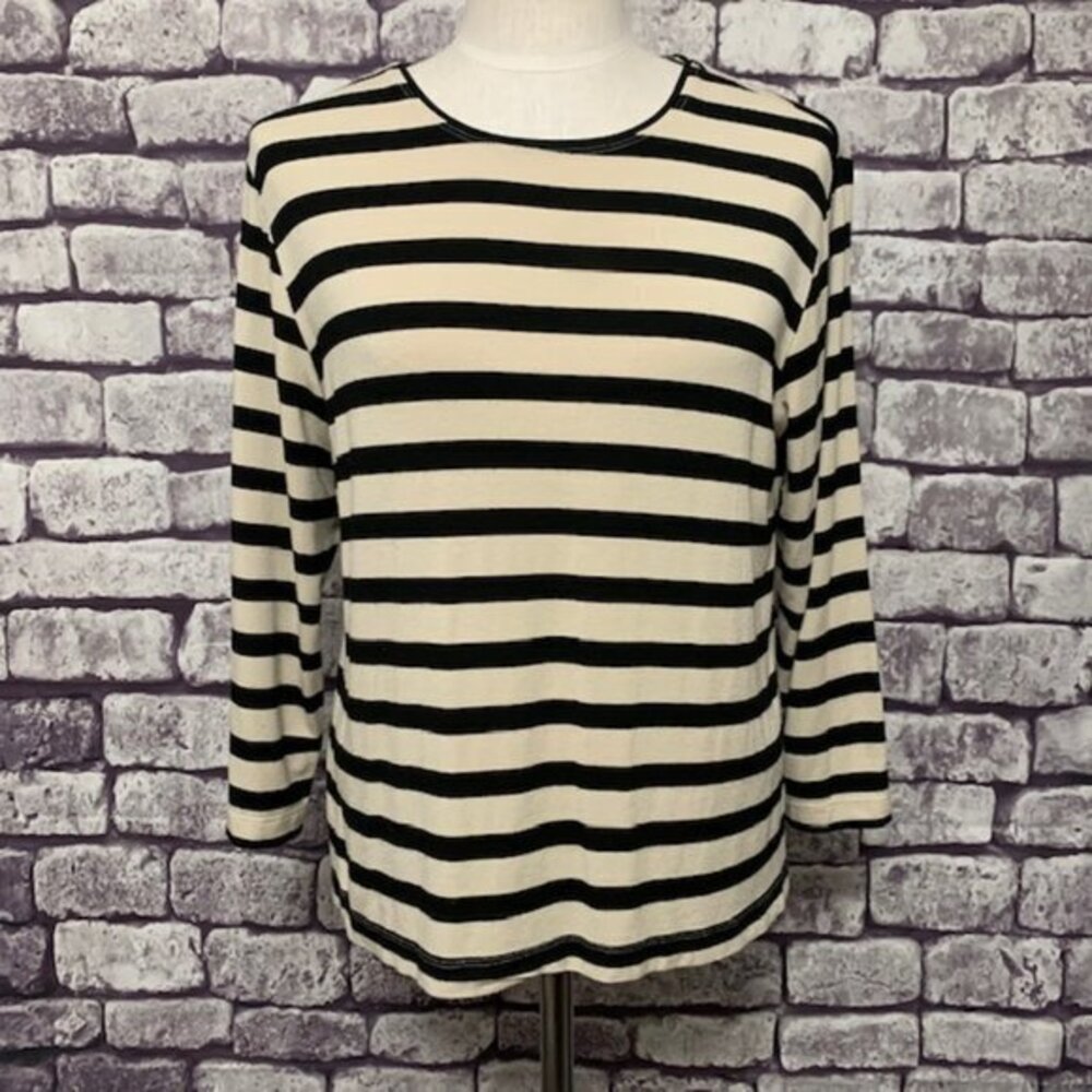 Chico's Striped Top Size Large
